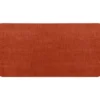 TAPIS HEXAGONE 45X80CM POLYESTER VELOURS TERRACOTTA