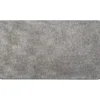TAPIS HEXAGONE 45X80CM POLYESTER VELOURS GRIS CLAIR