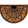 TAPIS IMPRIME DEMI LUNE 40X60CM COCO ROSACE