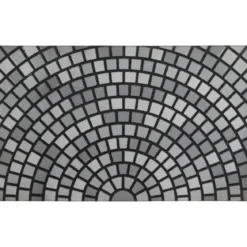 TAPIS IMPRIME 45X75CM CAOUTCHOUC MOSAIQUE