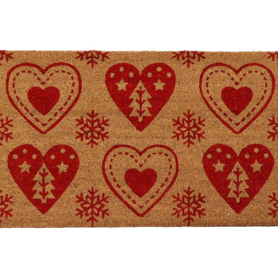 TAPIS IMPRIME 45X75CM COCO COEURS ROUGE