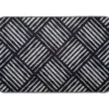 TAPIS IMPRIME 40X60CM POLYESTER AFRICA GRIS