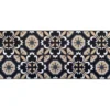 TAPIS IMPRIME 50X120CM POLYESTER CARMEN NOIR
