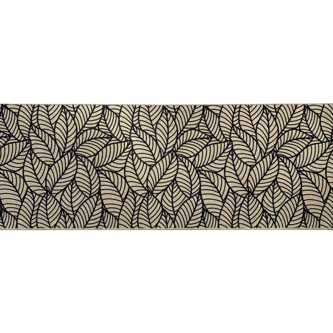 TAPIS IMPRIME 50X140CM POLYESTER JUNGLE BEIGE