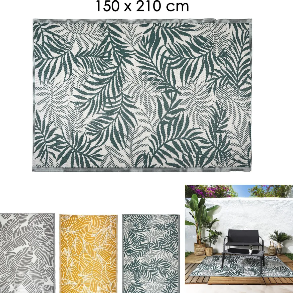 TAPIS INTERIEUR EXTERIEUR 150X210CM