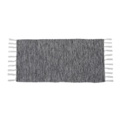TAPIS JADE 45X90CM GRIS