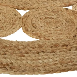 TAPIS JUTE AJOURE D.120CM