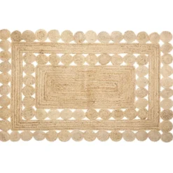 TAPIS JUTE AJOURE D.120X170CM