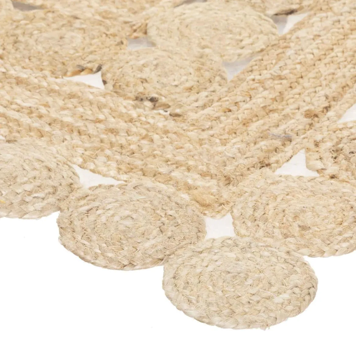 TAPIS JUTE AJOURE D.120X170CM