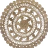 TAPIS JUTE DENTELLE RITUAL D.120CM