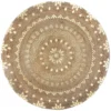 TAPIS JUTE GOLD SHINE D.115CM