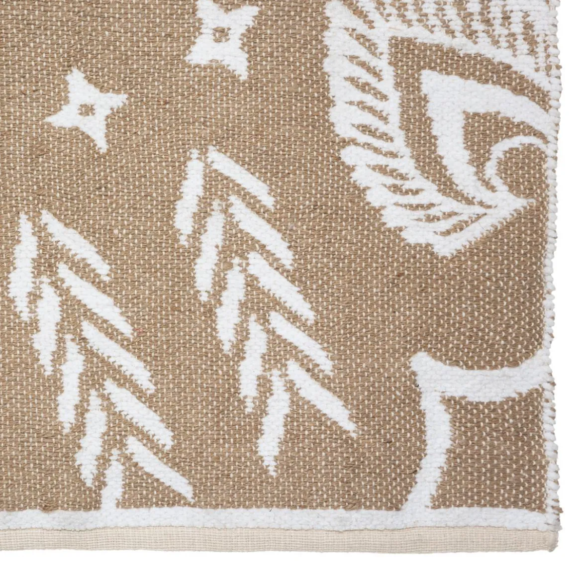 TAPIS JUTE JACQUARD CHENILLE D.120X170CM