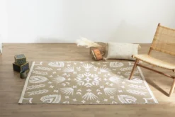 TAPIS JUTE JACQUARD CHENILLE D.120X170CM