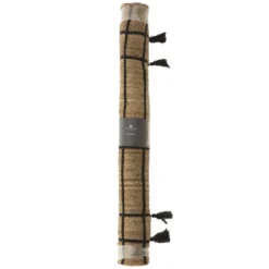 TAPIS JUTE TRESSE POMPON 118X170CM