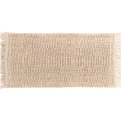 TAPIS LINA COTON AUTRES FIBRES 45X90CM NATUREL