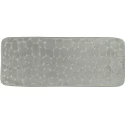 TAPIS MEMOIRE DE FORME MICROFIBRE GALET 45X120CM KAKI