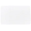 TAPIS MEMOIRE DE FORME MICROFIBRE GALET 50X80CM BLANC