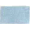 TAPIS MICROFIBRE BOULES UNI 45X75CM BLEU CLAIR
