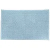 TAPIS MICROFIBRE BOULES 50X80CM BLEU CLAIR