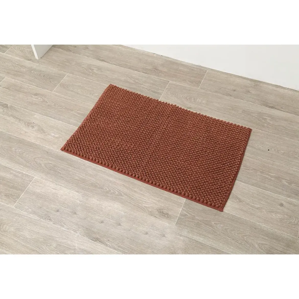 TAPIS MICROFIBRE BOULES 50X80CM CUIVRE