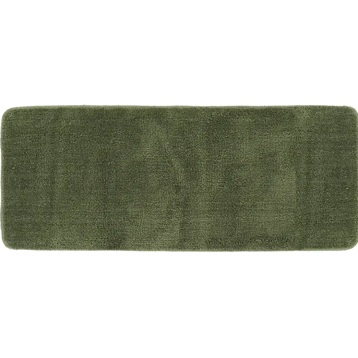TAPIS MICROFIBRE DOUBLE VASQUE 50X120CM DESSOUS LATEX KAKI
