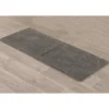 TAPIS MICROFIBRE DOUBLE VASQUE 50X120CM DESSOUS LATEX TAUPE