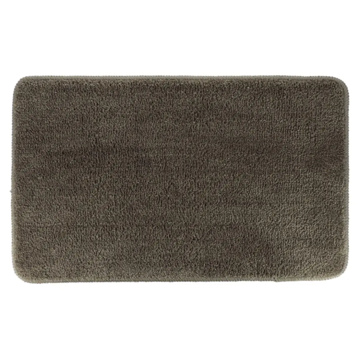 TAPIS MICROFIBRE DOUX DESSOUS LATEX 45X75CM TAUPE