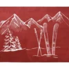 TAPIS MONTAGNE RUBBER 45X75CM ROUGE