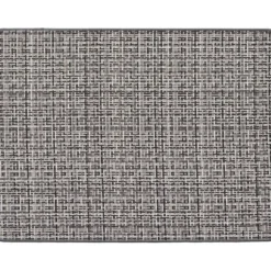 TAPIS PIXEL 45X60CM POLYESTER TISSE GRIS FONCE