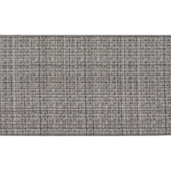 TAPIS PIXEL 45X80CM POLYESTER TISSE GRIS FONCE