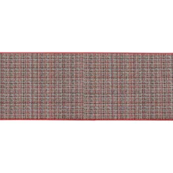 TAPIS PIXEL 45X120CM POLYESTER TISSE ROUGE