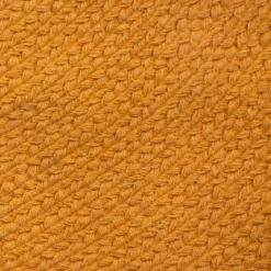 TAPIS POP OCRE EN COTON D.120CM