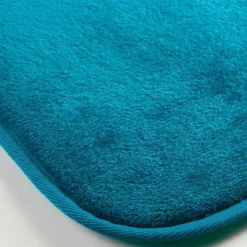 TAPIS RECTANGLE 120X170CM FLANELLE UNIE FLANOU BLEU