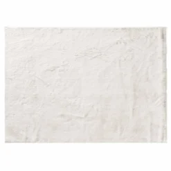 TAPIS RECTANGLE 120X170CM IMITA FOURRURE FELINE NATUREL
