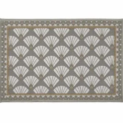 TAPIS RECTANGLE 40X60CM IMPRIME ART DECO CHIC
