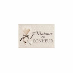 TAPIS RECTANGLE 40X60CM IMPRIME DIGITAL HAPPINESS