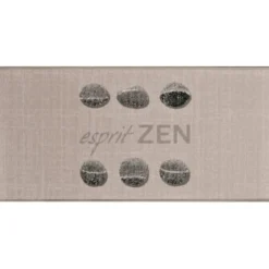 TAPIS RECTANGLE 50X120CM IMPRIME ESPRIT ZEN