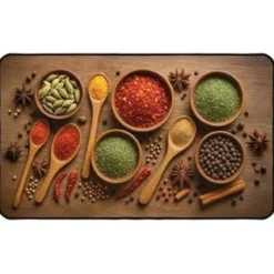 TAPIS RECTANGLE 45X75CM IMPRIME SPICY