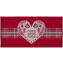 TAPIS RECTANGLE 50X120 CM IMPRIME SWEET HEART