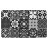 TAPIS RECTANGLE 45X75CM IMPRIME SALOU GRIS