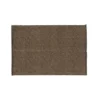 TAPIS RECTANGLE 60X90CM JUTE UNI ET COTON UNI LIVIO NOIR