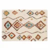 TAPIS RECTANGLE 120X170CM MOTIFS LOSANGES