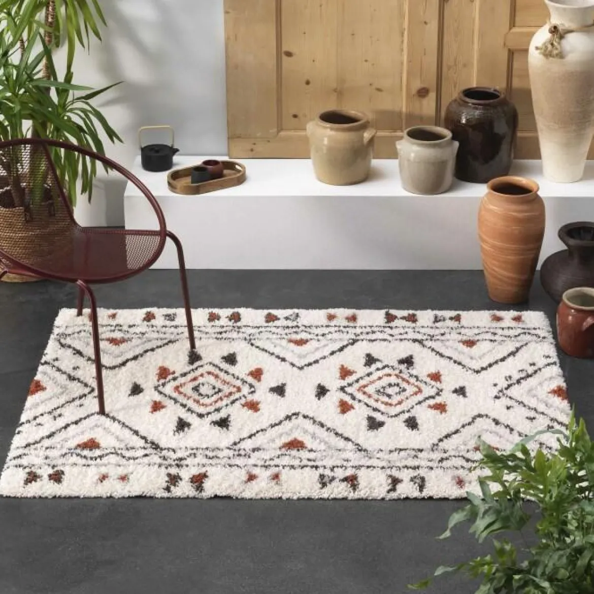 TAPIS RECTANGLE 160X230CM SAHARIENNE BEIGE