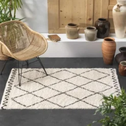 TAPIS RECTANGLE 160X230CM SAOURA BEIGE