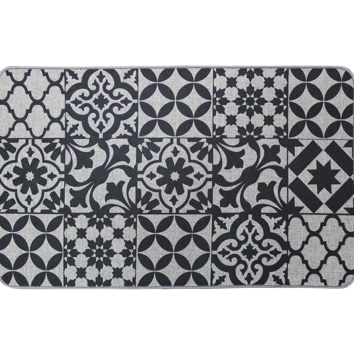 TAPIS RECTANGLE 45X75CM TISSE IMPRIME BIZANCIA