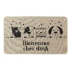 TAPIS RECTANGLE 45X75CM TISSE IMPRIME ZAMIS