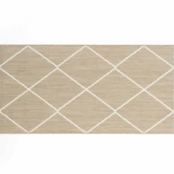 TAPIS RECTANGLE 80X150CM TISSE PLAT DAMIRA