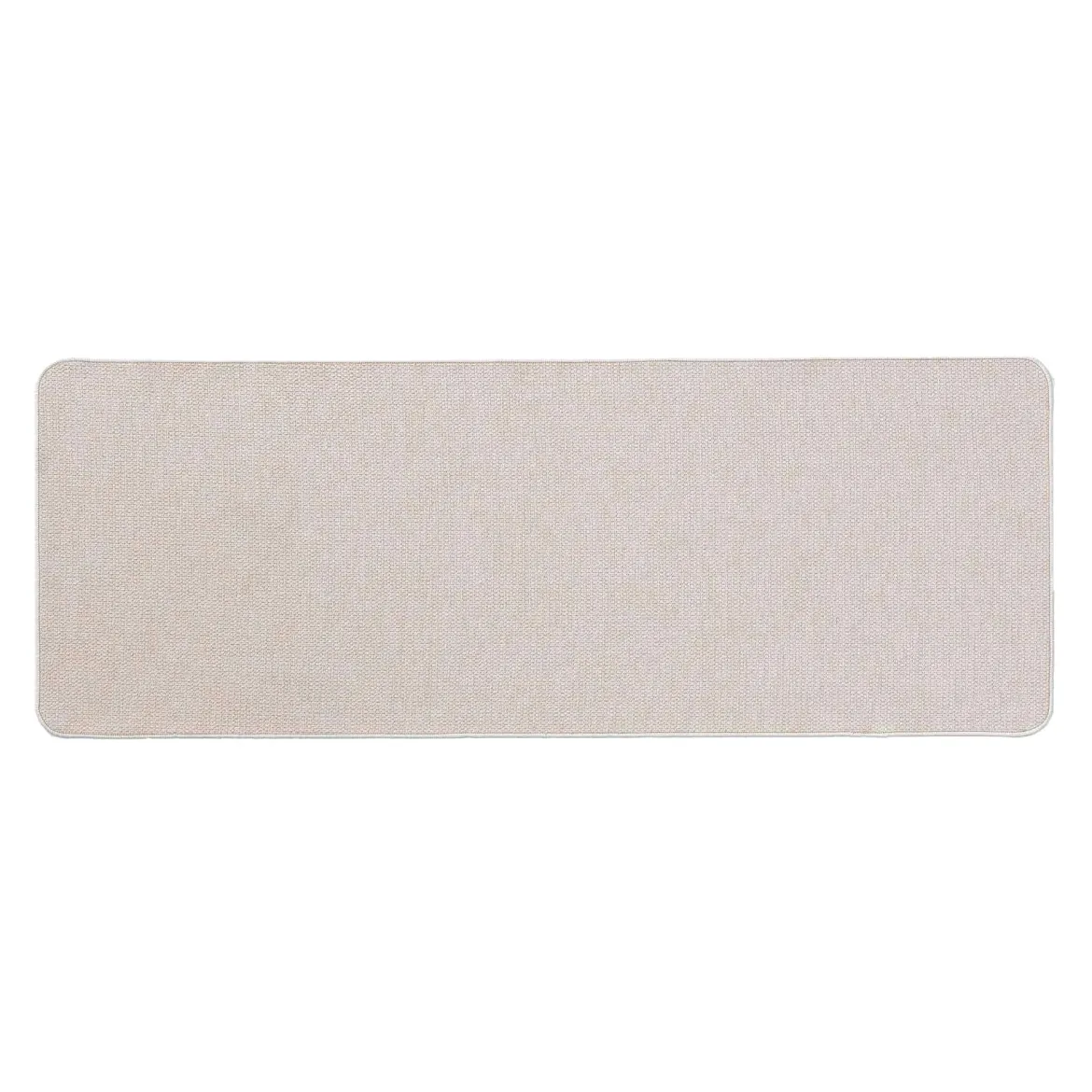 TAPIS RECTANGLE 45X120CM TISSE UNI SIMEO NATUREL