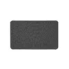 TAPIS RECTANGLE 45X75CM TISSE UNI SIMEO ANTHRACITE