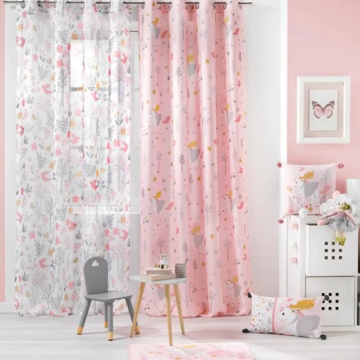 TAPIS RECTANGLE 45 X 75 CM VELOURS IMPRIME FEE DES BOIS